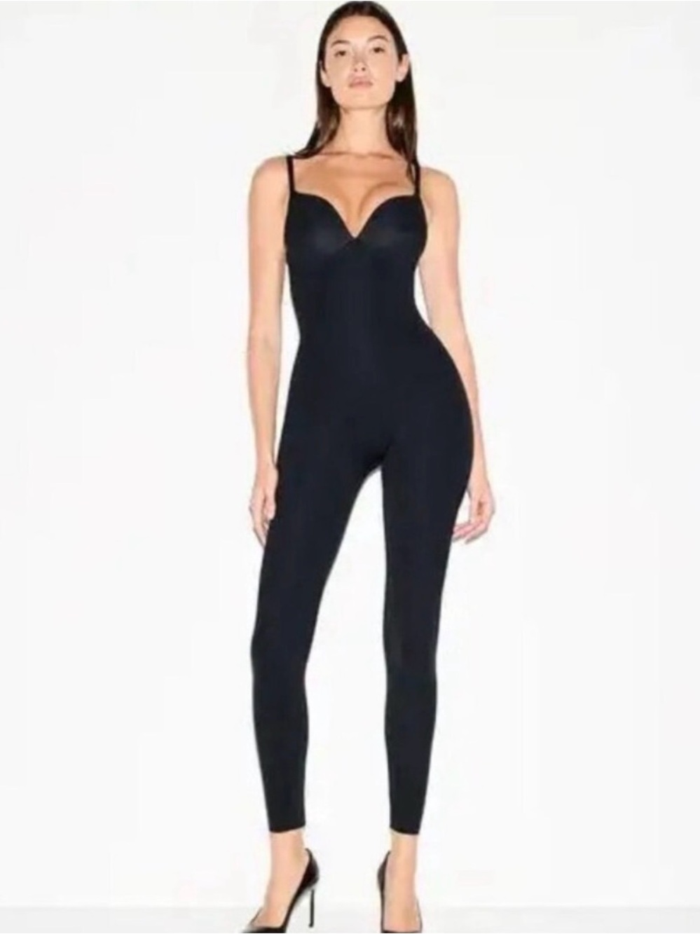SKIMS Ultimate Body Padded Hip and Butt Enhancing Plunge Catsuit